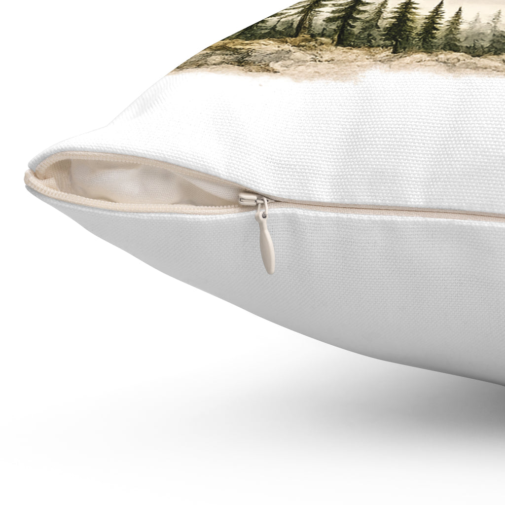 Faith Over Fear Rustic Decorative Throw Pillow