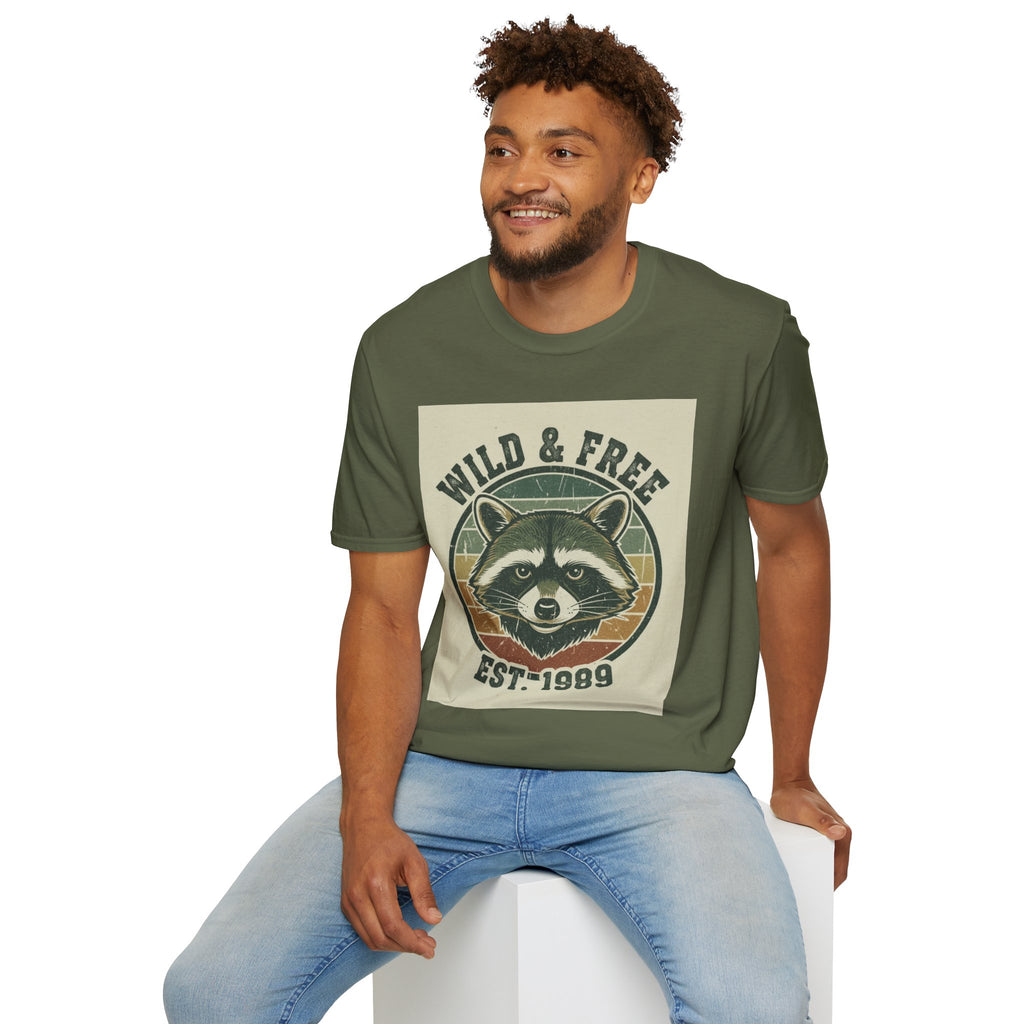 Wild & Free Raccoon T-Shirt