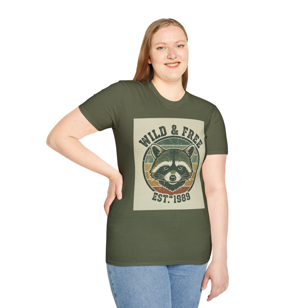 Wild & Free Raccoon T-Shirt