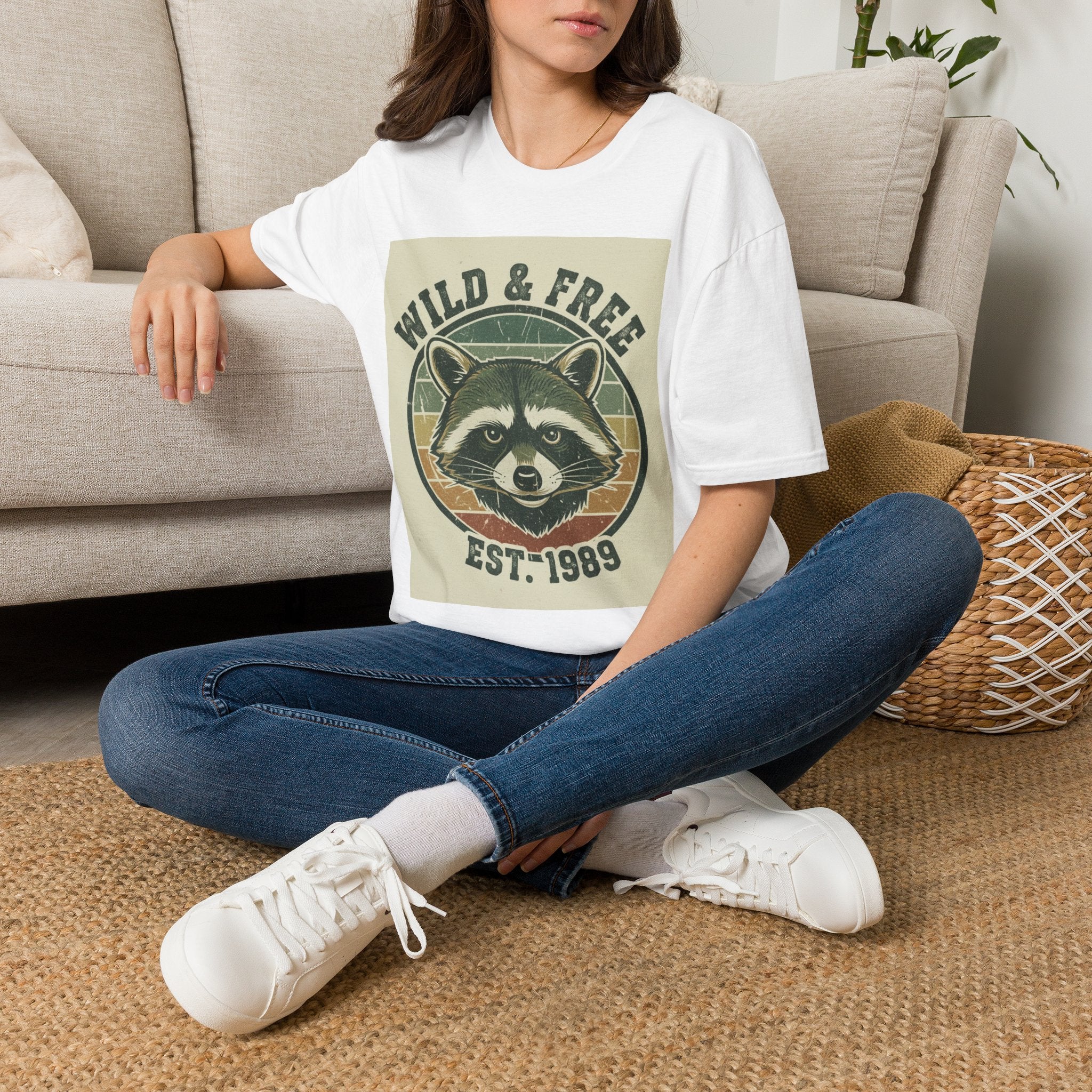 Wild & Free Raccoon T-Shirt
