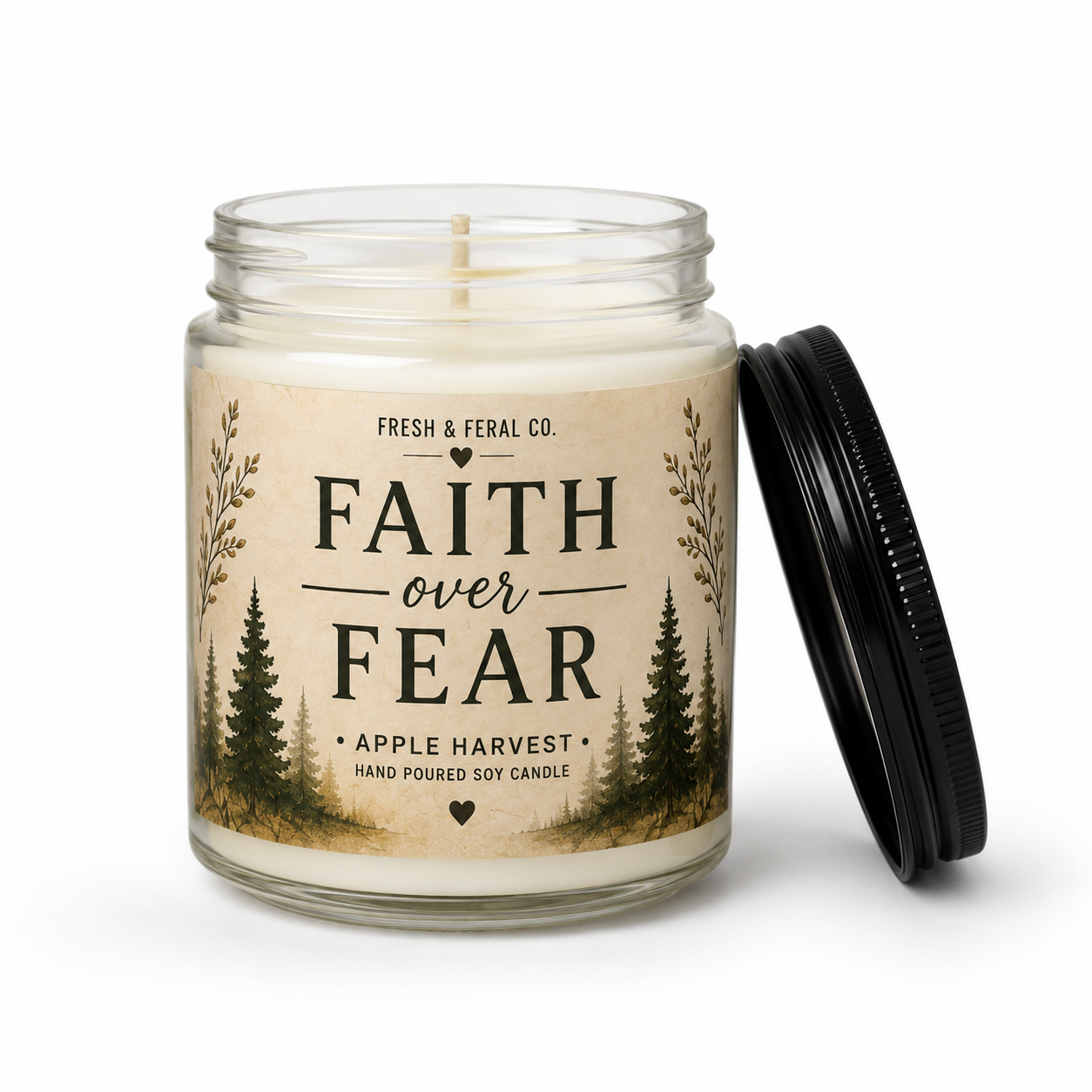 Faith Over Fear – Apple Harvest Candle
