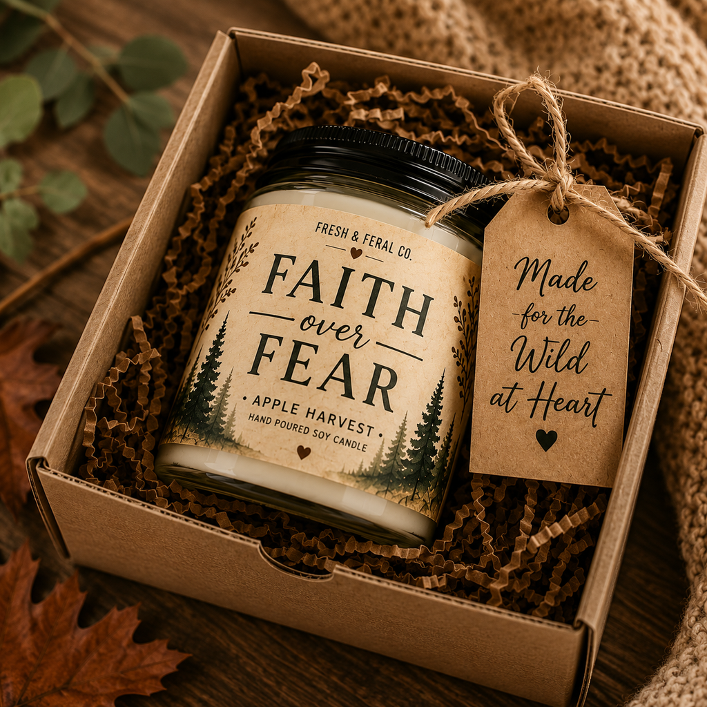 Faith Over Fear – Apple Harvest Candle