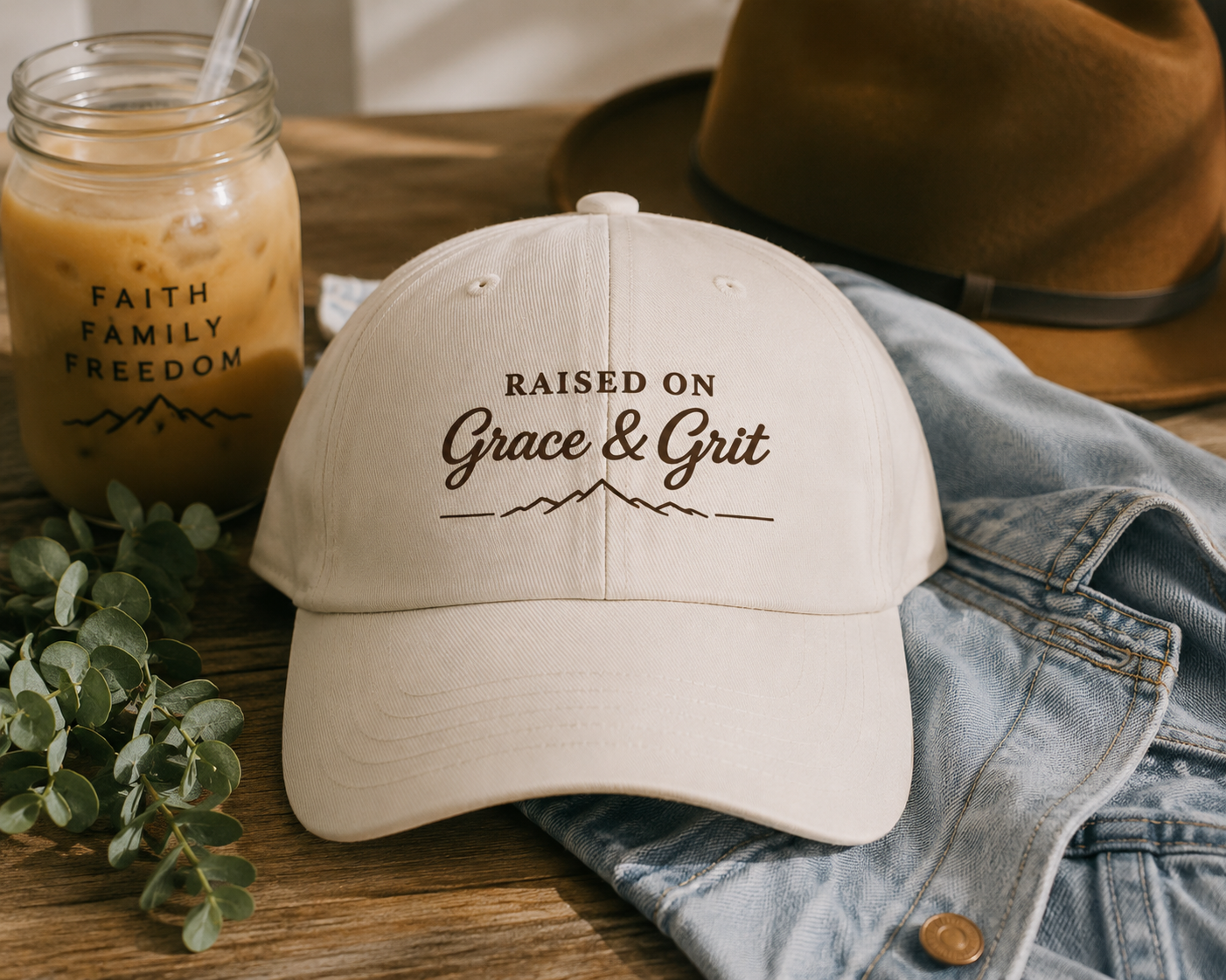 Raised on Grace & Grit Vintage Hat