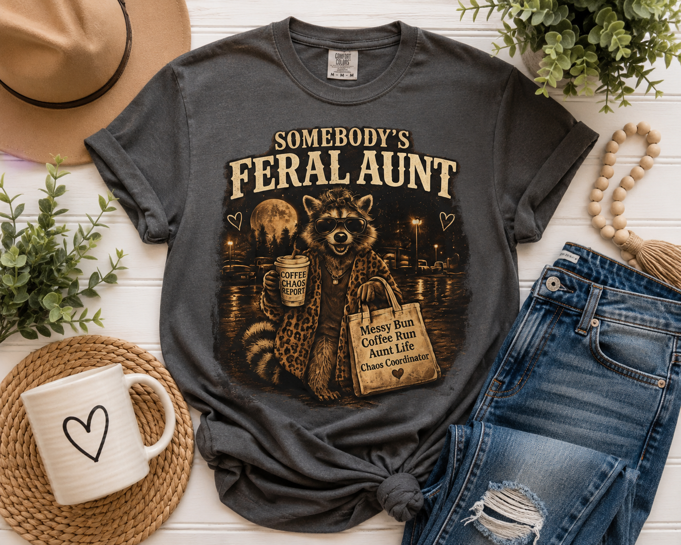 Somebody's Feral Aunt Graphic Tee