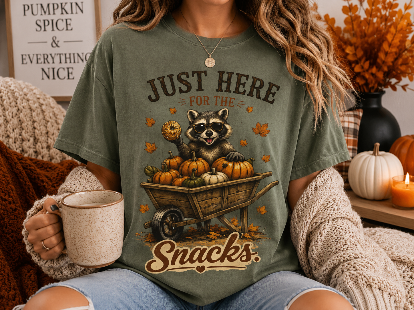 Just Here for the Snacks T-Shirt