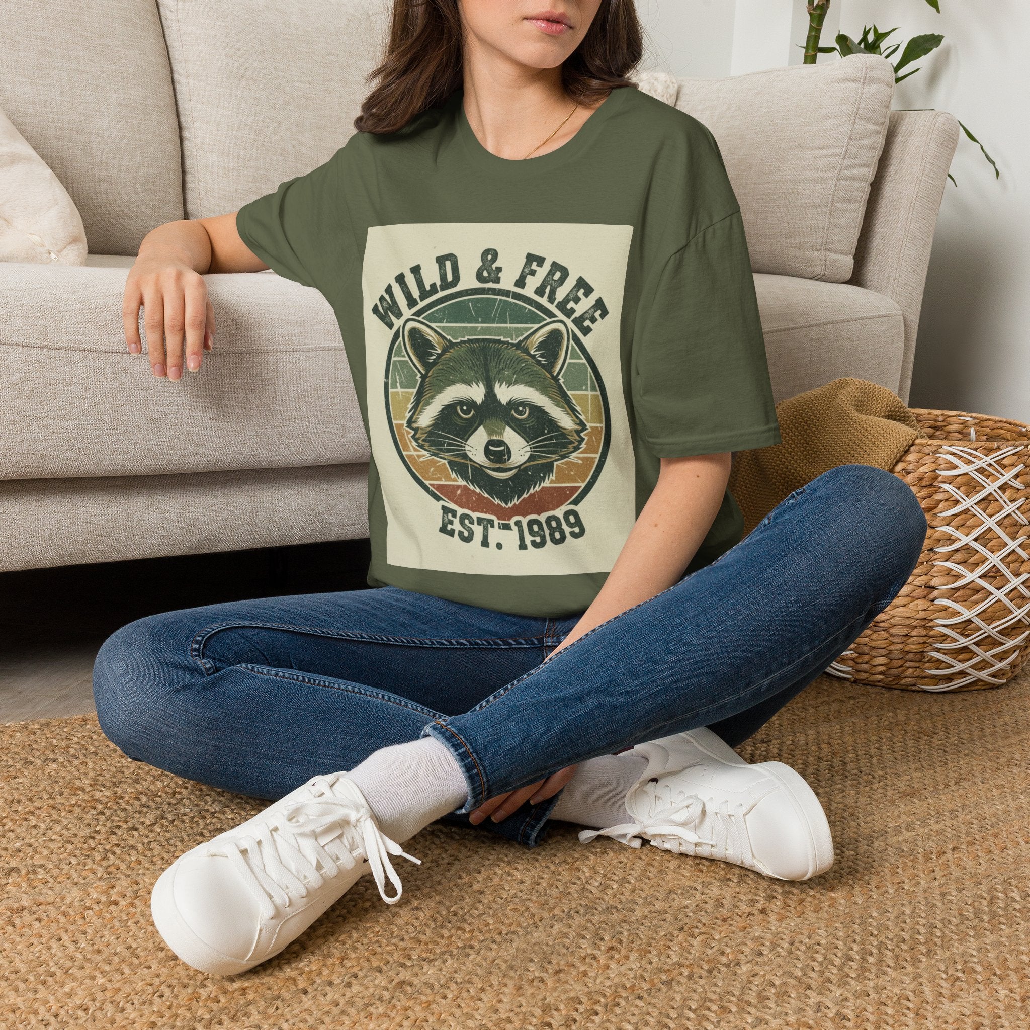 Wild & Free Raccoon T-Shirt