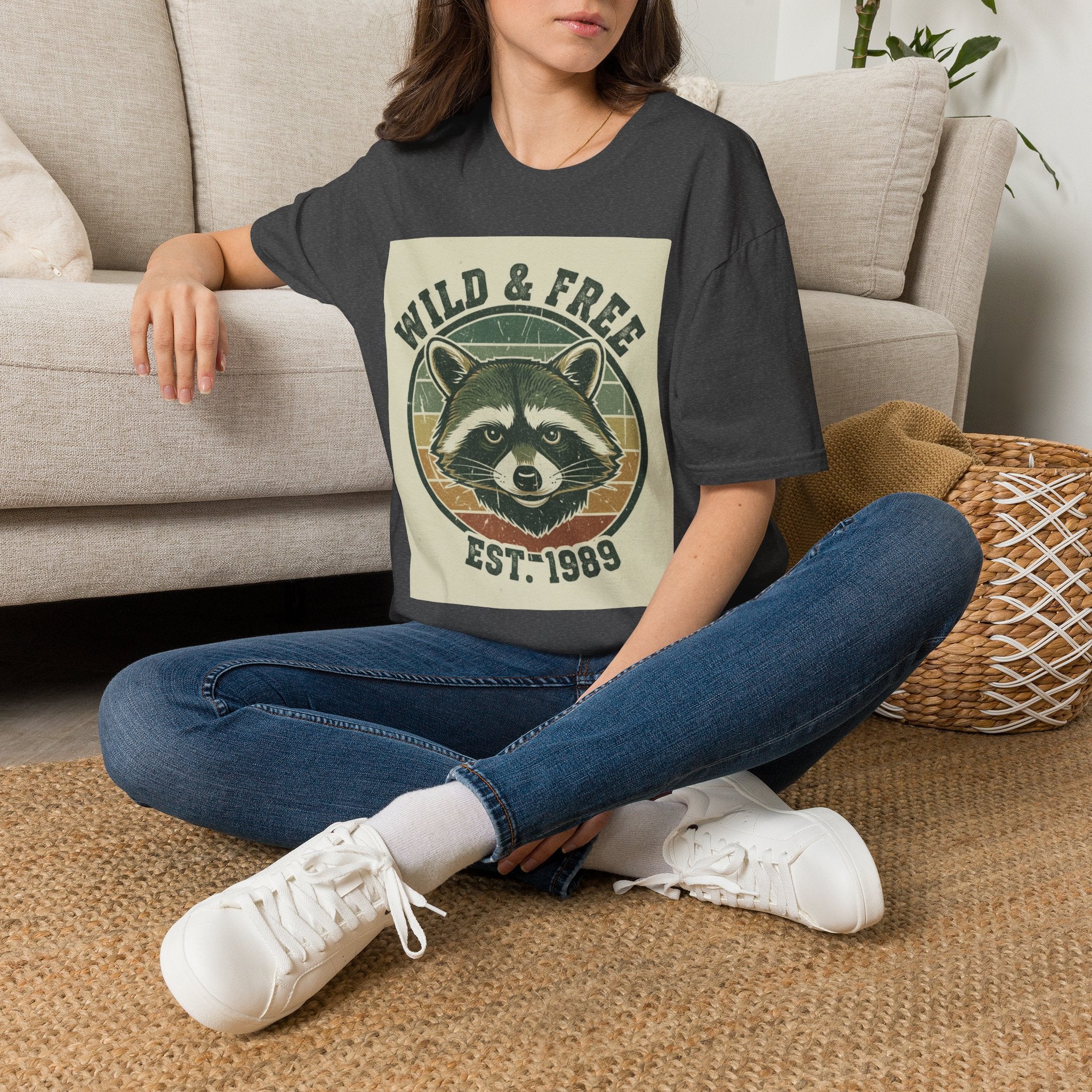 Wild & Free Raccoon T-Shirt