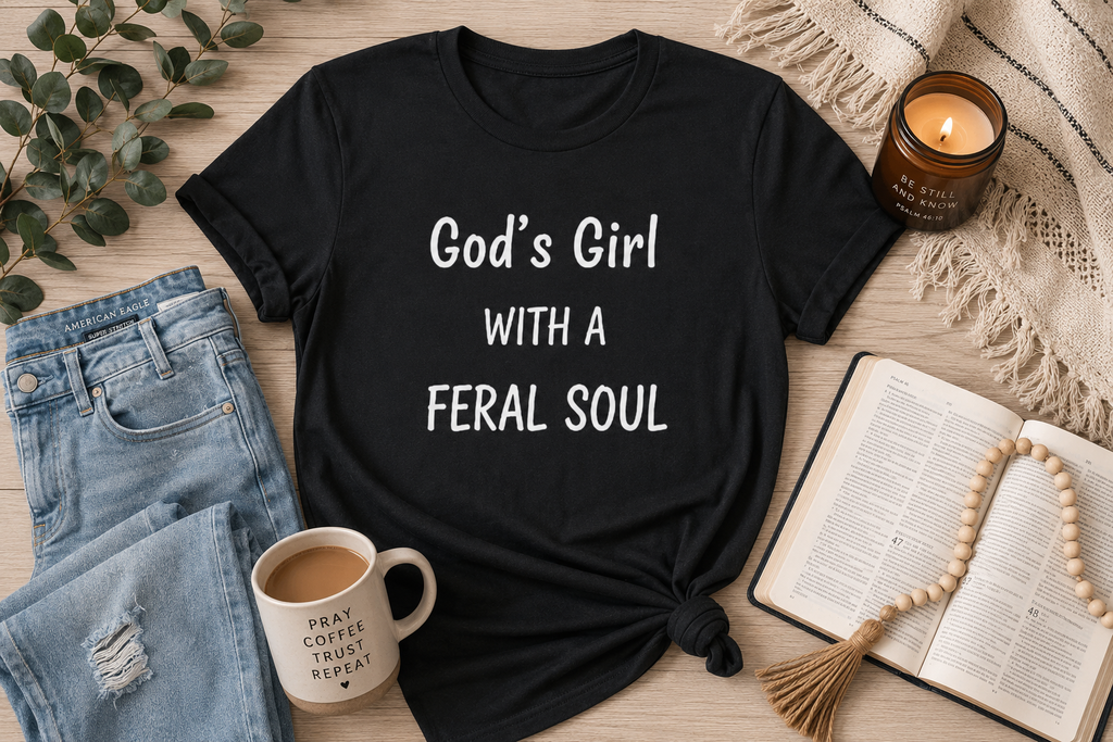 God's Girl With a Feral Soul T-Shirt