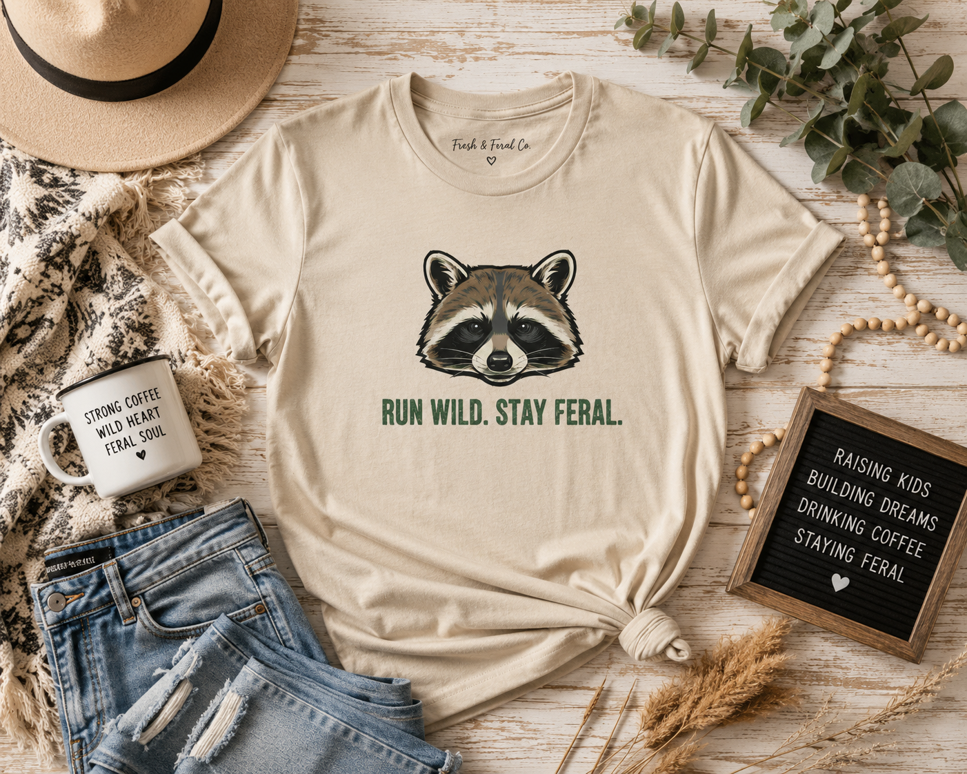 Raccoon Head Graphic Tee