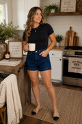 Judy Blue High Waist Tummy Control Denim Shorts
