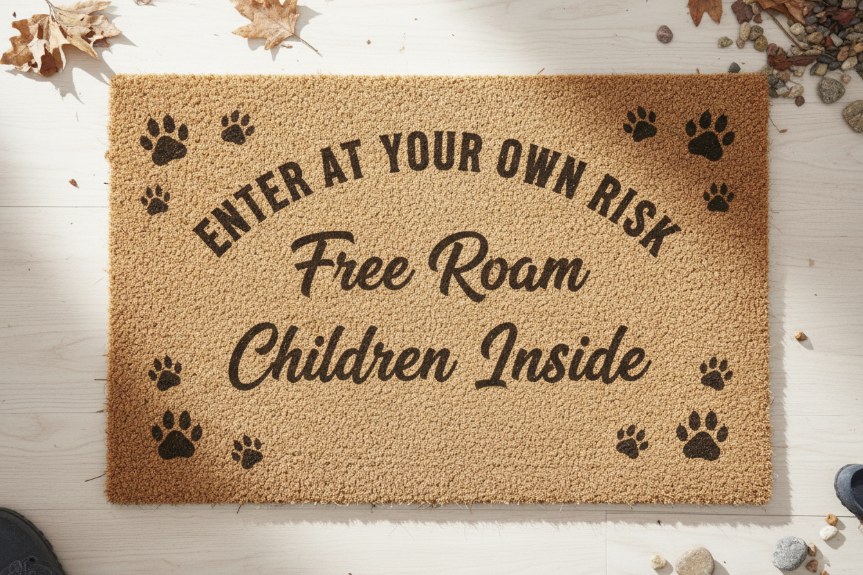 Enter At Your Own Risk Doormat